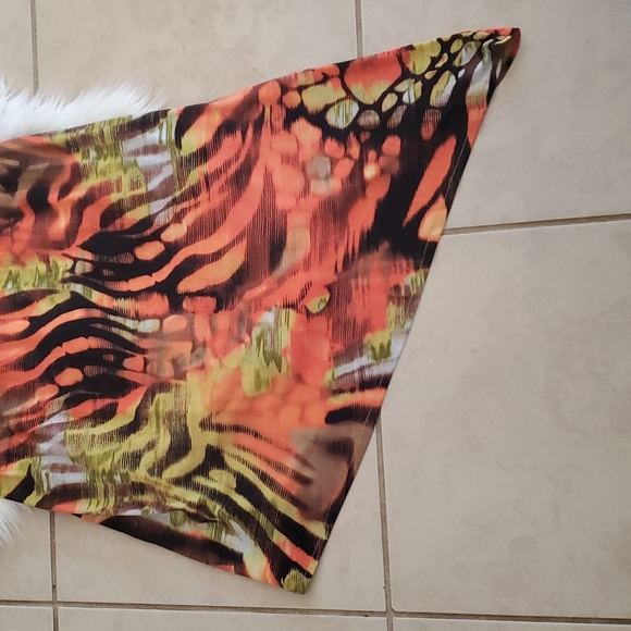 Orange and Black Dress - Picture 11 of 15